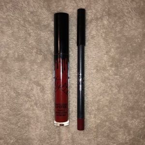 Kylie Cosmetics Matte Liquid Lipstick and Liner